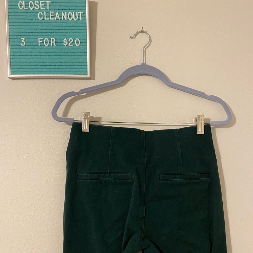 3for$20 hunter green stretchy work pants/slacks